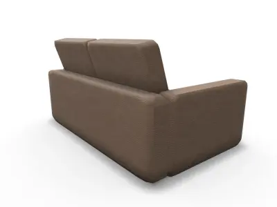 Sofa 2p SHC Quick OfficeLM Low-poly 3D model