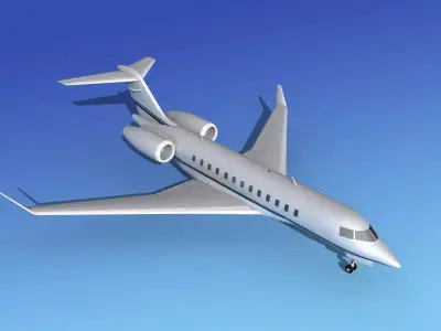 Global Express XRS V03 3D model