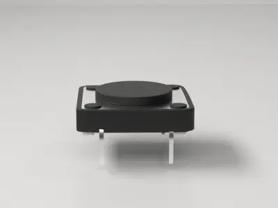 Electronic Push Button Switch 3D model