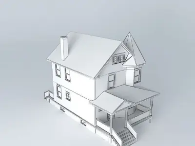 Victorian House Free 3D model