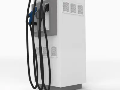 Efacec QC45 Quick EV Charging Station 3D model