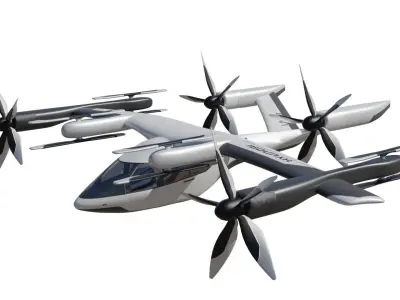 Drone Hyundai Uber 3D model