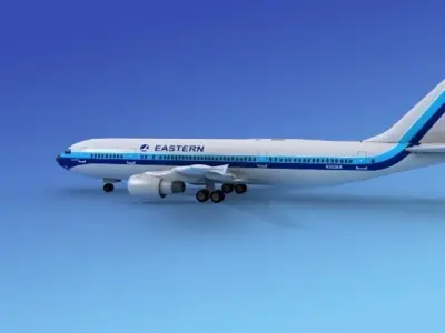 Airbus A300 Eastern 2 3D model