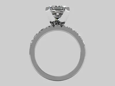 3DM Wedding Ring U010 3D model