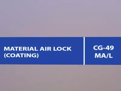 Material Air Lock Low-poly 3D model