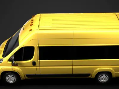 Ram Promaster Window Van 3500 H3 159WB 2020 3D model