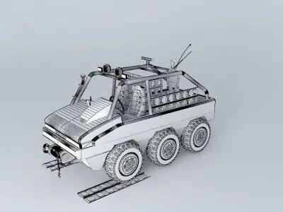 Playmobil RS2x3  Safari edition Camouflage style 3D model