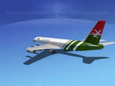 Boeing 707 Air Seychelles 3D model