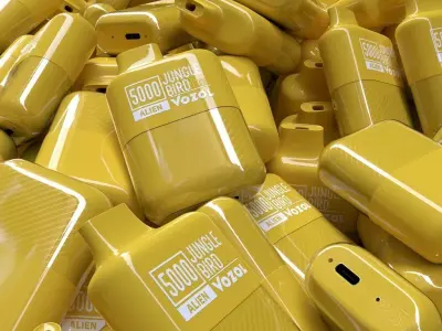 Vozol Alien 5000 Jungle Bird - 4K PBR Low-poly 3D model