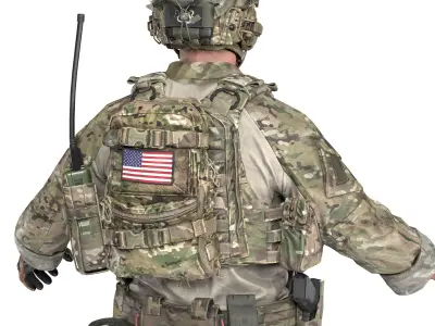 GMR MINIMAP BACKPACK Low-poly 3D model