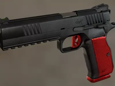 Dan Wesson DWX Low-poly 3D model