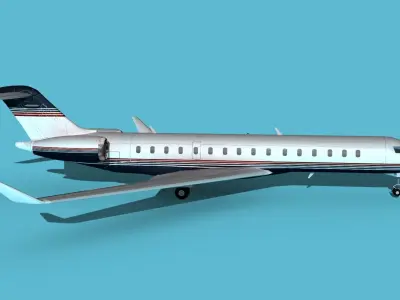 Bombardier Global 7000 V09 3D model