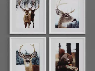 Paintings poster 7  model  3D model