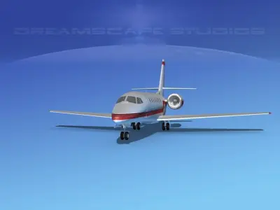 Cessna C680 Citation Soveriegn V07 3D model
