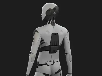 ANDROID MANO RIGGED 3D model