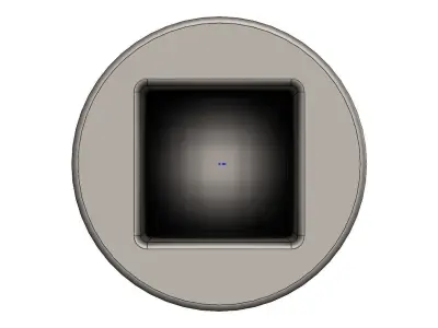 Short Socket Phillips Soquete Curto 3D model