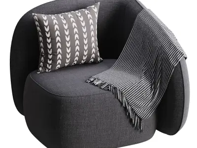 Chair San Marino Right 3D model