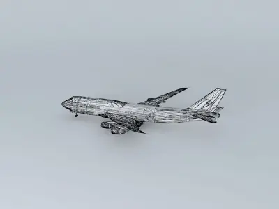 Royal Airways Boeing 747 8i Free 3D model