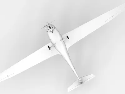 HK36 TC115 Diamond Airplane 3D model