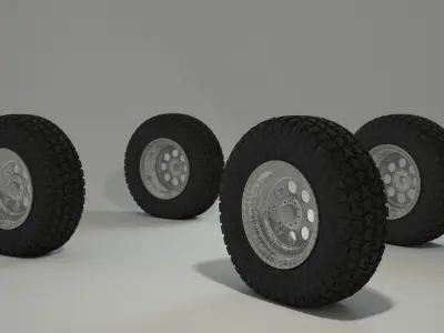 Wheel Rig 3D model