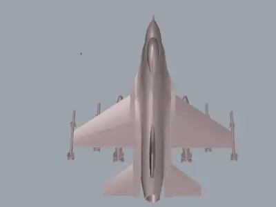 F-16 Fighting Falcon 3D print model