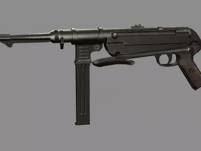 IMI Uzi ZX Low-poly 3D model Low-poly 3D model purchase