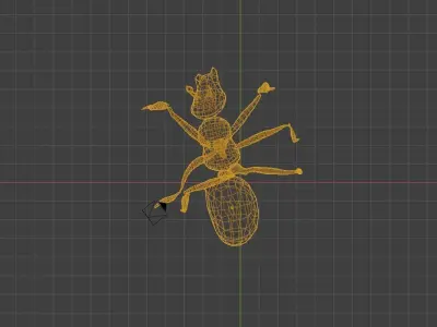 ant insect lowpoly bug Free low-poly 3D model