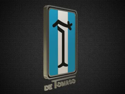 de tomaso logo 3D model