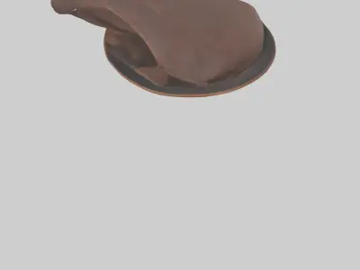 Moose Liver Low-poly 3D model