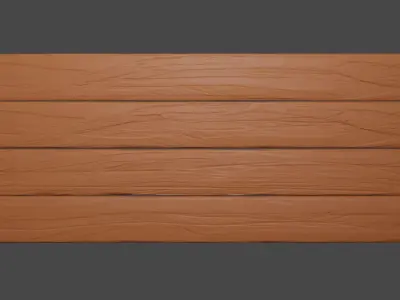 Wooden plank assets Free 3D model