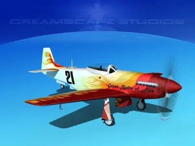 P-51 Mustang Sport V12 3D model