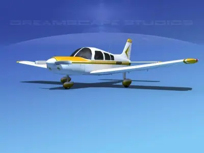 Piper PA-28 V13 3D model