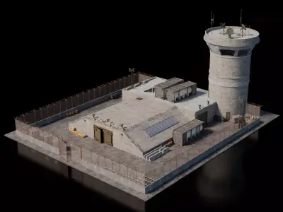 Warzone - Bunker 3D model