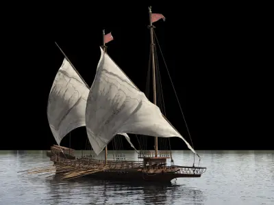 Ottoman Ship 3D model