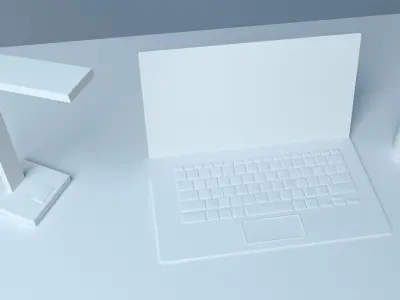 Office  Furniture Set Free 3D model