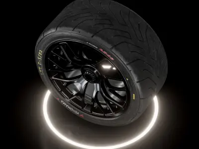 Yokohama Advan A048 After Track 3D model