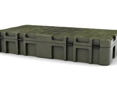 Military Weapon Case Low-poly 3D model