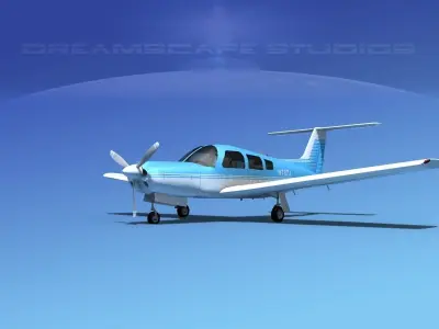 Piper PA-28R-201 Arrow III V07 3D model
