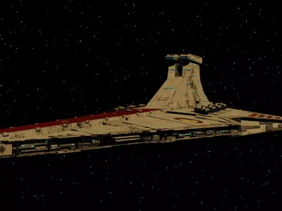 Venator Class Star Destroyer 3D model