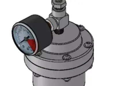 BLACOH CT1005 Pulsation Dampeners Free 3D model