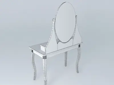 HEMNES vanity table Free 3D model