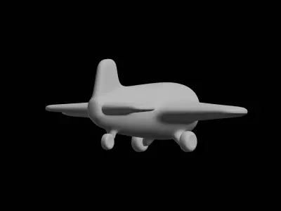 Toy Airplane 3D Print Model 3D print model