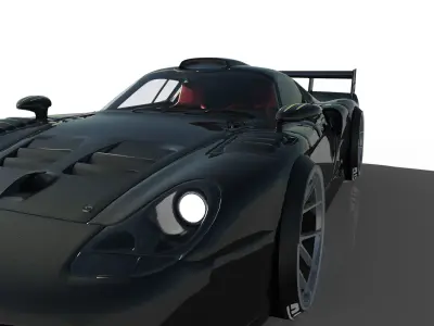 PORSCHE 911 GT 1 Free 3D model