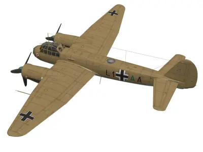Junkers Ju 88 A-5 3D model