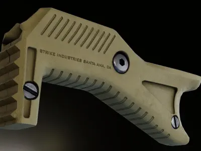 Strike Cobra Tactical Fore Grip Low-poly 3D model