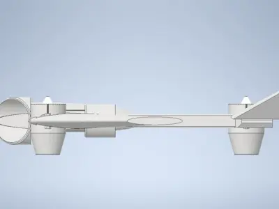 Vtol Drone 3D print model
