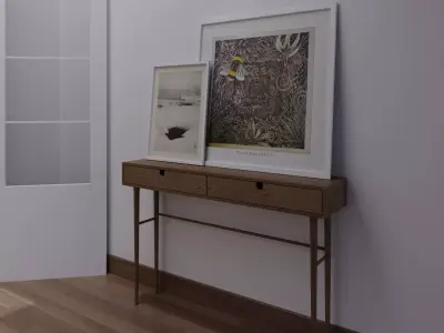 Console - furniture Free 3D model