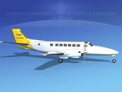 Beechcraft B99 Northeastern Express 3D model