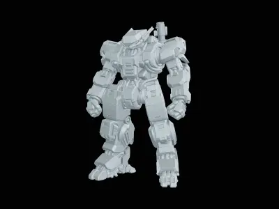 Mech-11b Miniature 3D print model