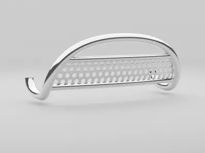 SS bumper Free 3D model